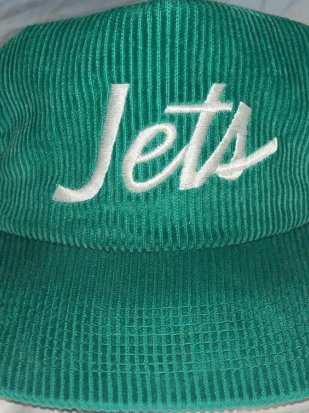 New Embroidered New York Jets Corduroy Snapback